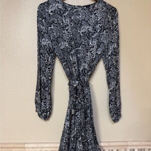The Kooples paisley black and white dress